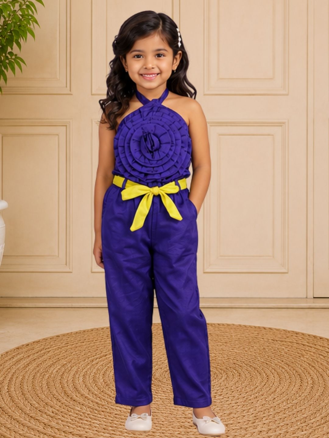 Girls 3D Rose Co-Ord Set