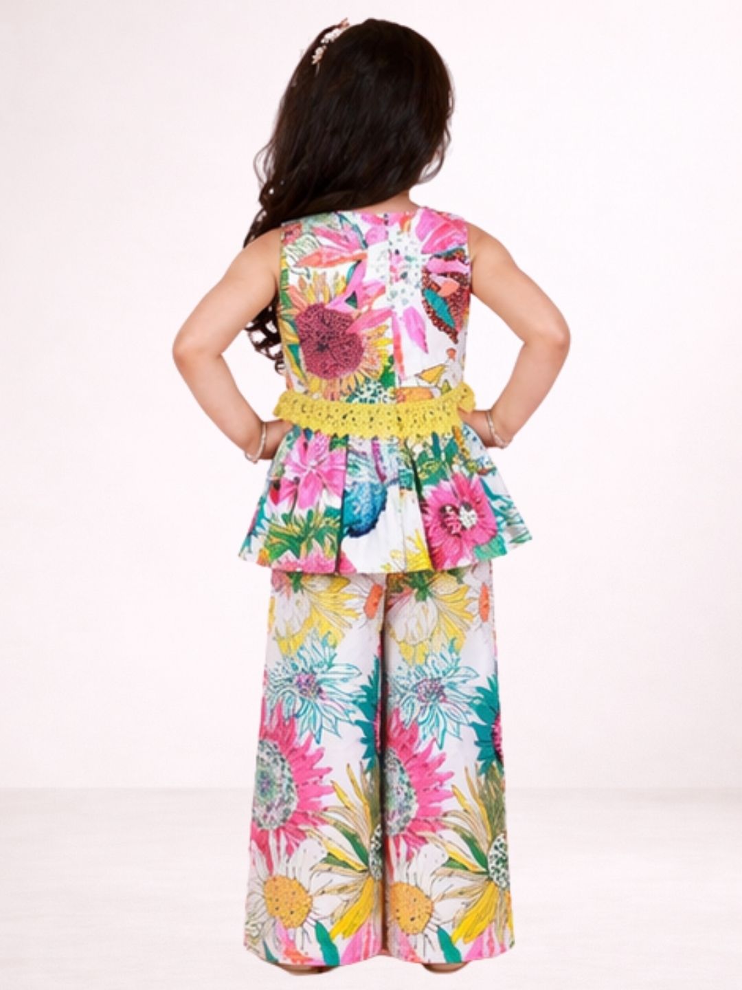 Kids Designer Cotton Top And Pant Co-Ord Set