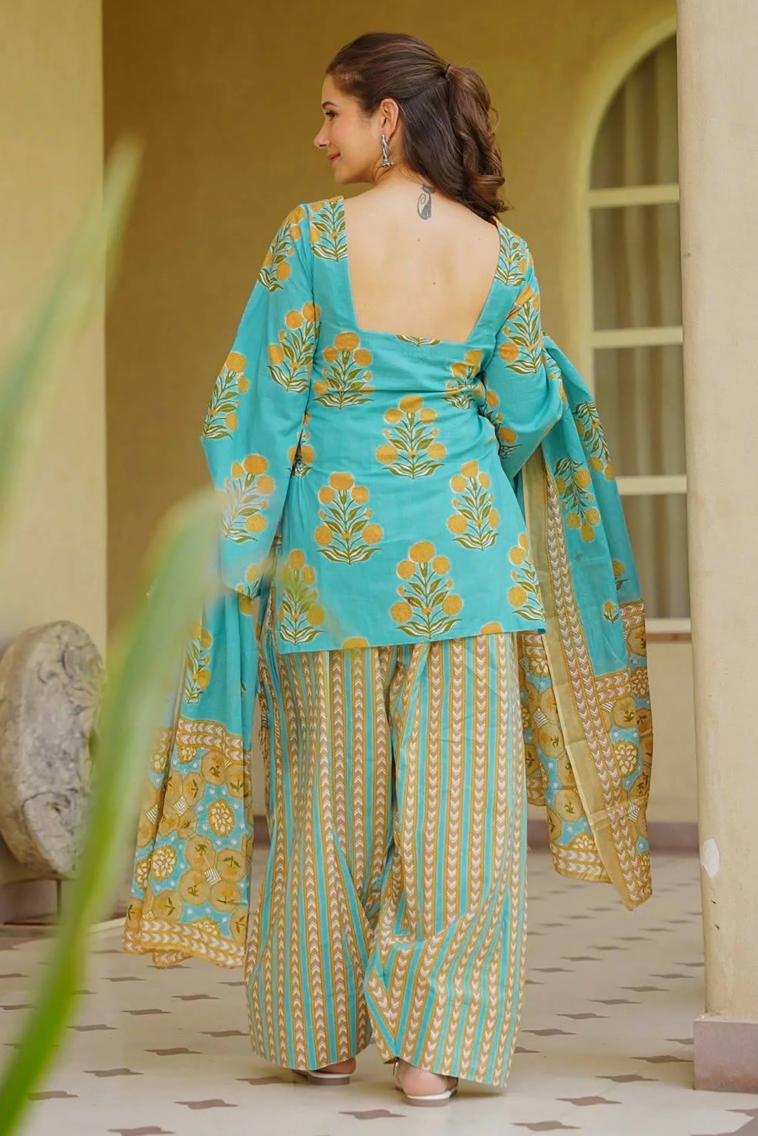 Printed Readymade Suit