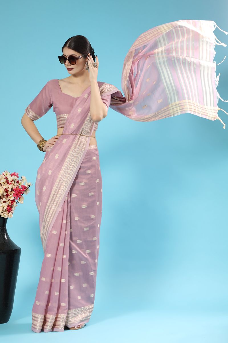 Radiant Casual Look Cotton Fabric Saree