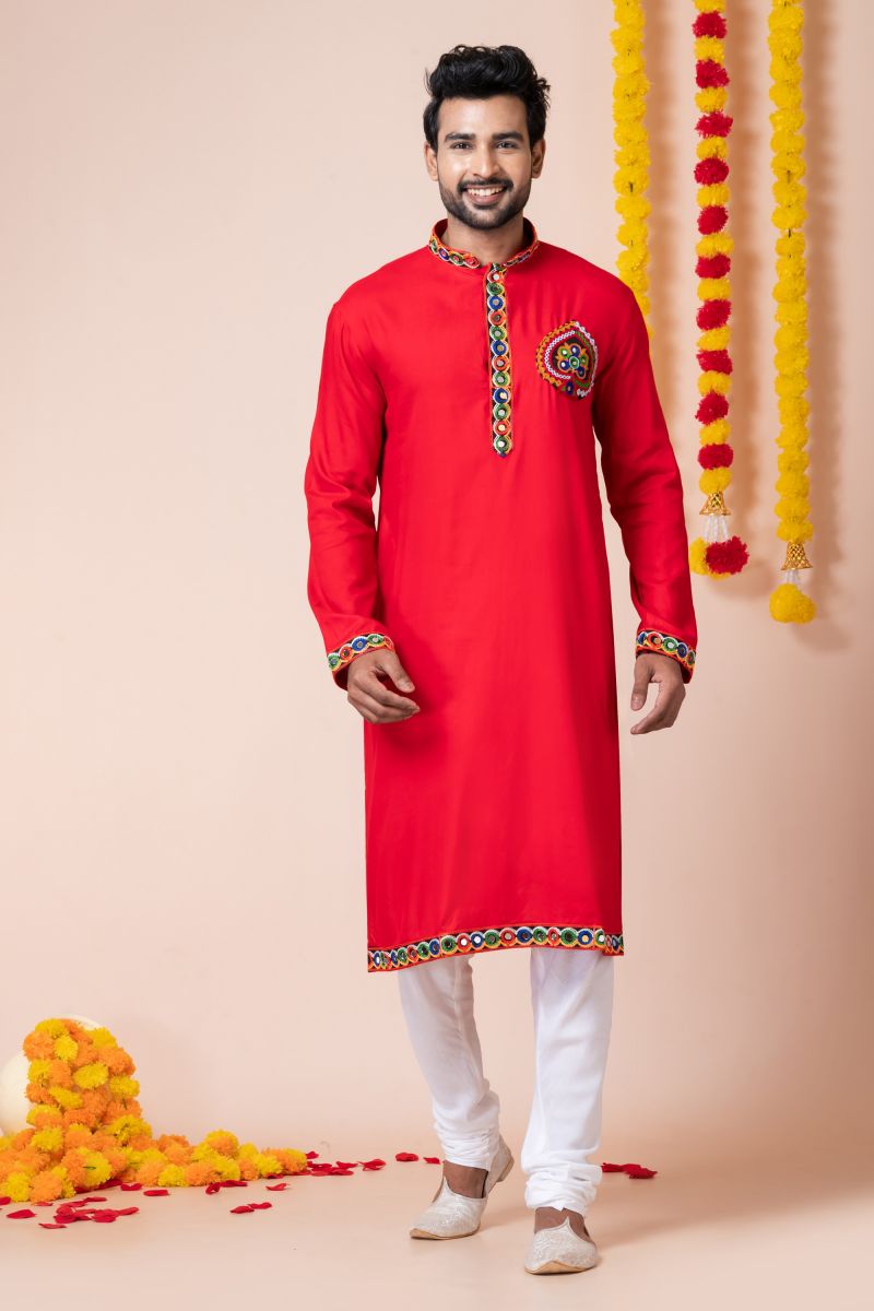 Heavy Rayon Readymade Kurta Pyjama For Men