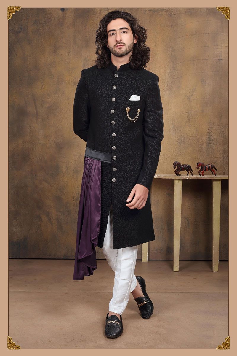 Stylish Black Color Fancy Ethnic Look Indo Western