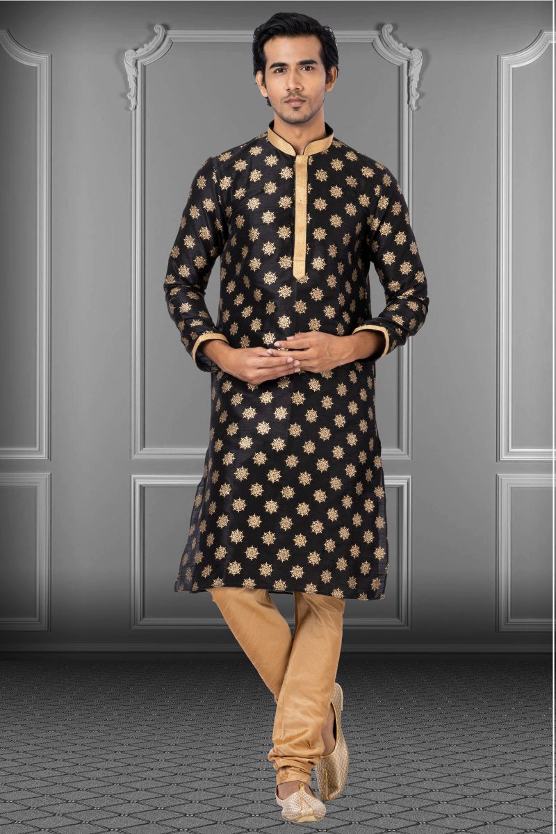 Dhupion Function Wear Readymade Kurta Pyjama For Men